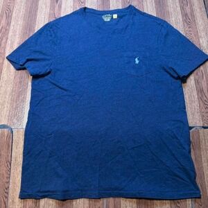 Polo Ralph Lauren Blue Slim Pocket Pony Shirt XL